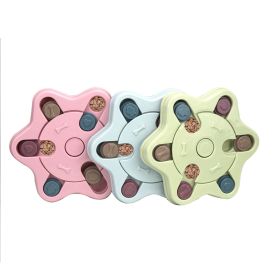 Pet supplies Dog puzzle toys Antiboreal artifact Interactive puzzle feeding (Color: Green, size: Hexagon)